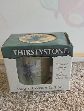 New Thirstystone Mug And Coaster Gift Set